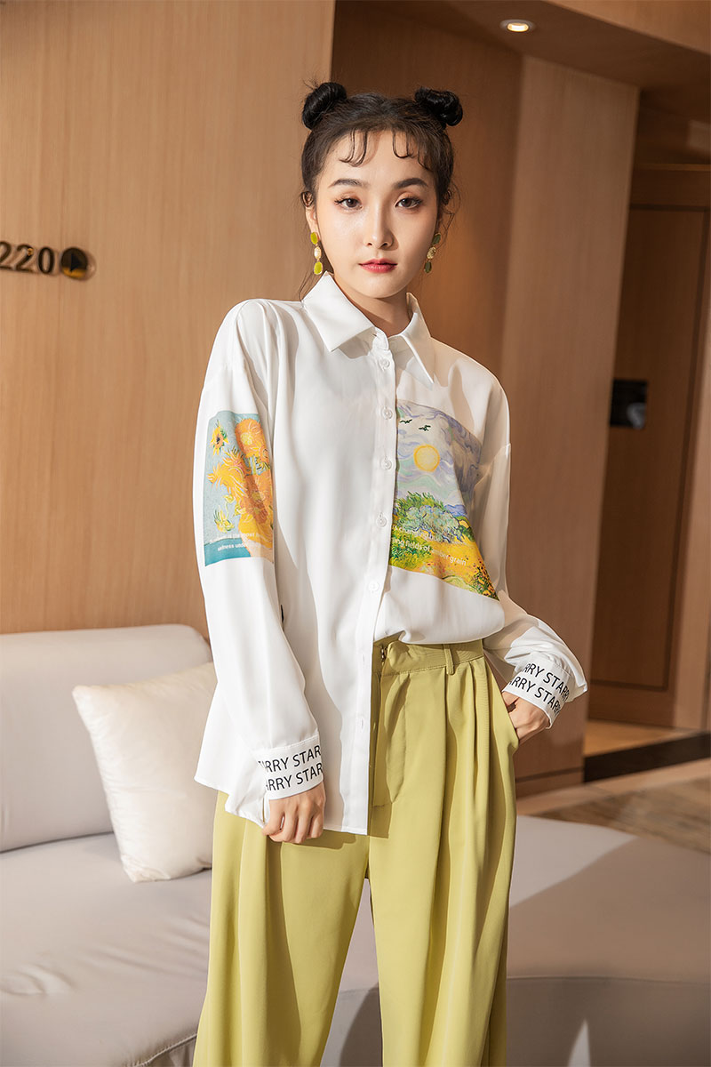 Camisa inspirada en Van Gogh