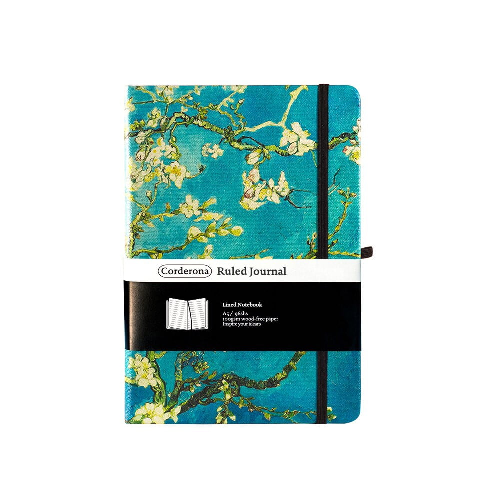Carnet A5 fleur d'amandier