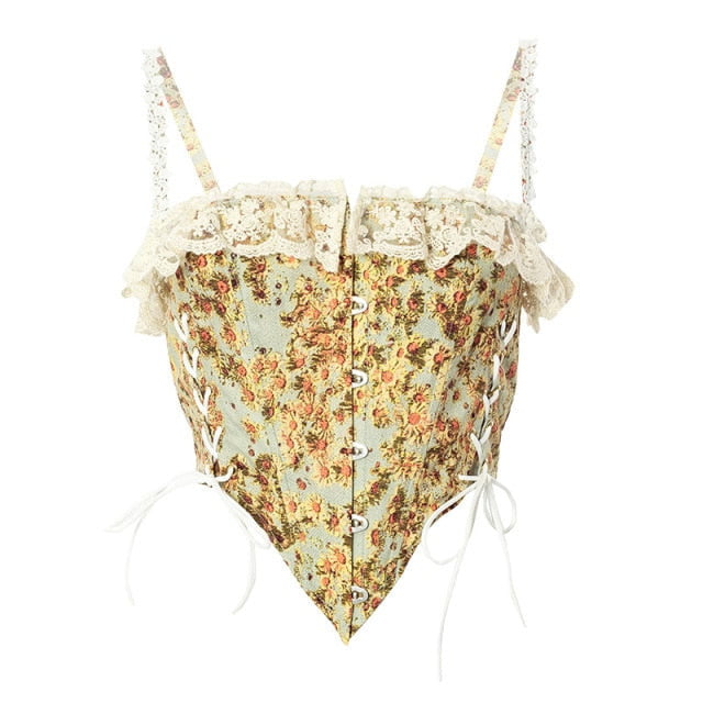 Corset inspiré des tournesols de Van Gogh