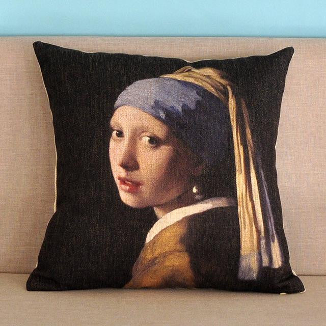 Taies d'oreiller de peintures classiques célèbres