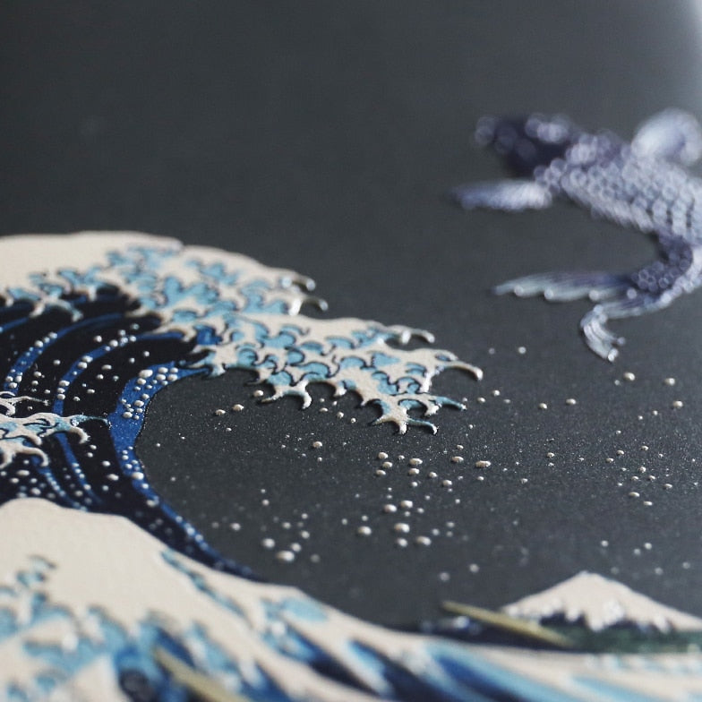 Coque iPhone inspirée de la grande vague de Kanagawa