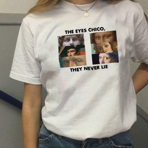 Camiseta Los Ojos Chico, Nunca Mienten