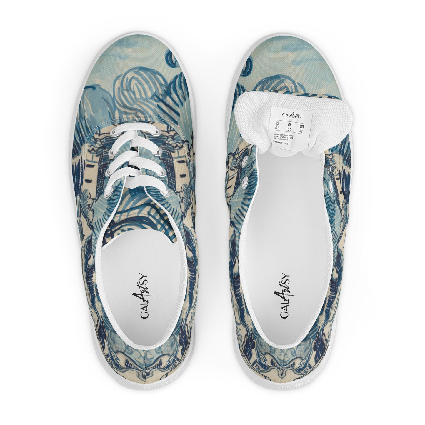 Zapatillas Paisaje con Casas Van Gogh