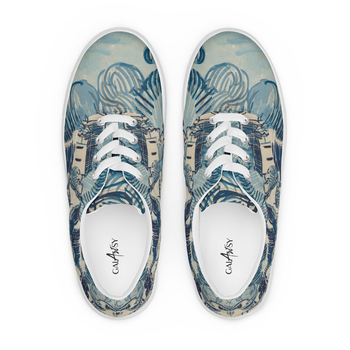 Zapatillas Paisaje con Casas Van Gogh
