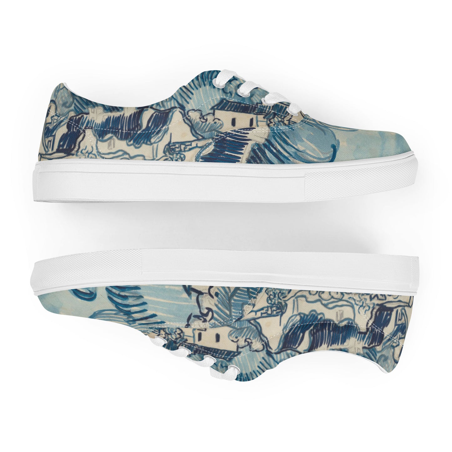 Zapatillas Paisaje con Casas Van Gogh