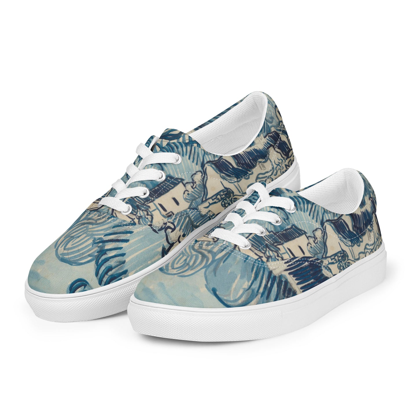 Zapatillas Paisaje con Casas Van Gogh