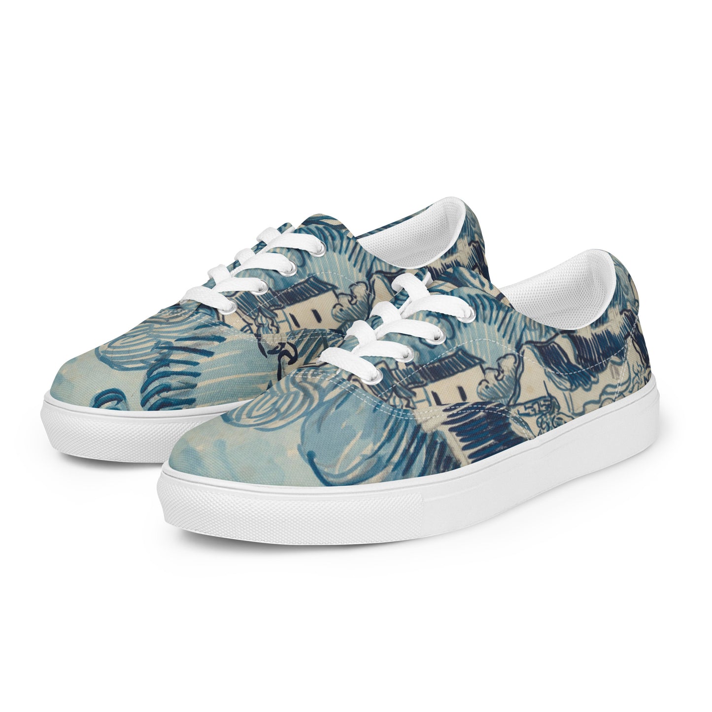 Zapatillas Paisaje con Casas Van Gogh
