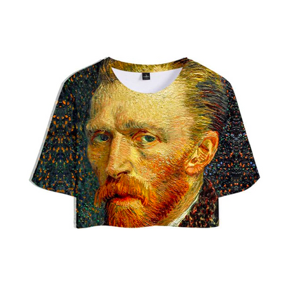 Van Gogh Crop Tops