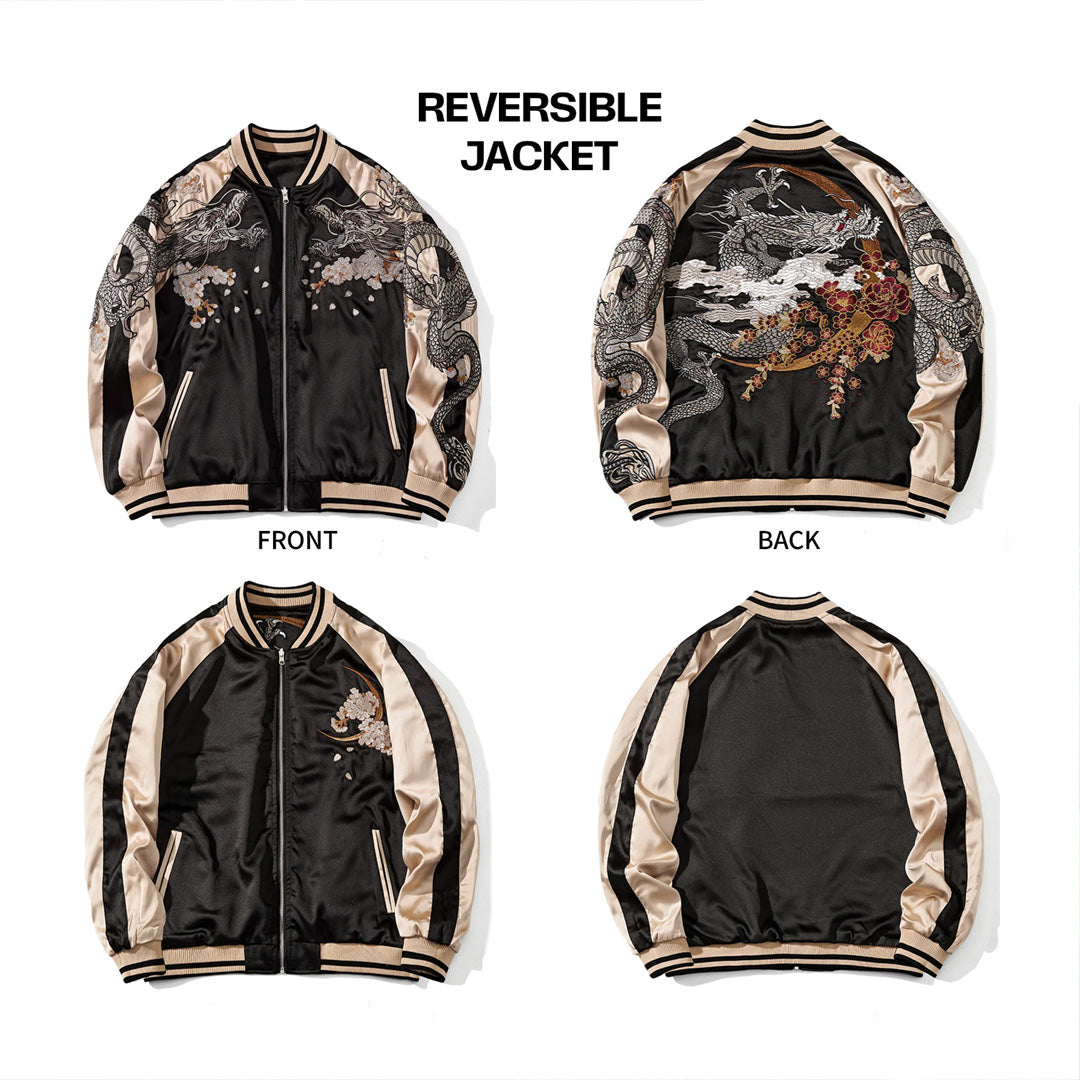 Obsidian Bloom Reversible Sukajan Jacket