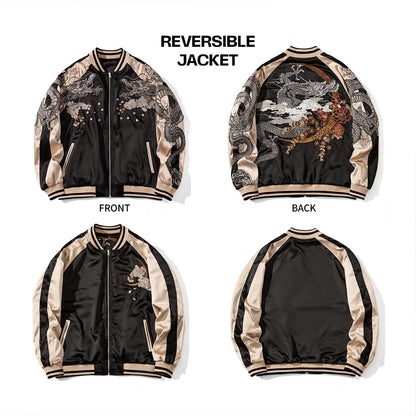 Obsidian Bloom Reversible Sukajan Jacket