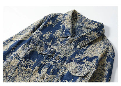 Scenic Jacquard Denim Jacket