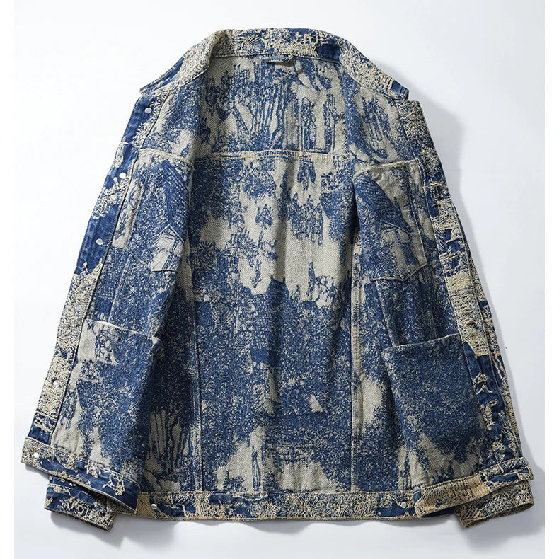 Scenic Jacquard Denim Jacket