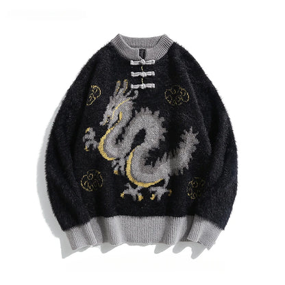 Imperial Dragon Inspired Knit Sweater