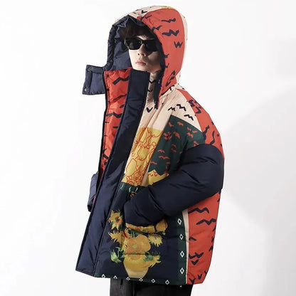 Sunflowers Urban Down Jacket