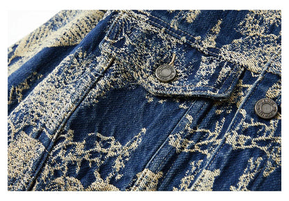 Scenic Jacquard Denim Jacket