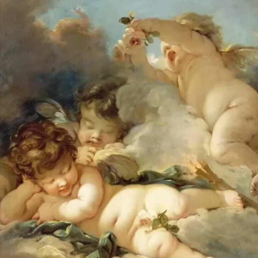 Baskets inspirées des anges de la Renaissance 