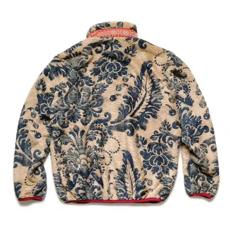Porcelain Bloom Sherpa Jacket