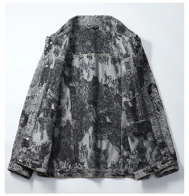 Scenic Jacquard Denim Jacket