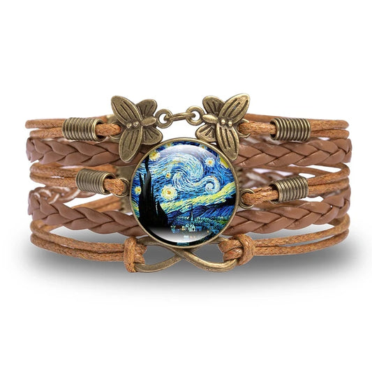 Pulseras envolventes de Van Gogh