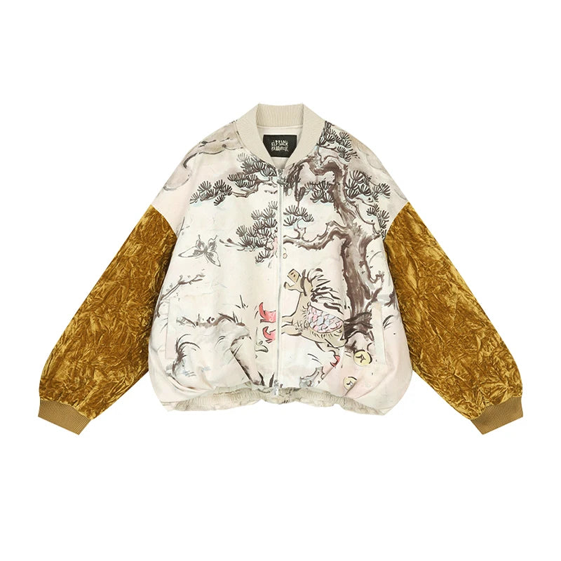 Horse & Pine Velvet Jacket