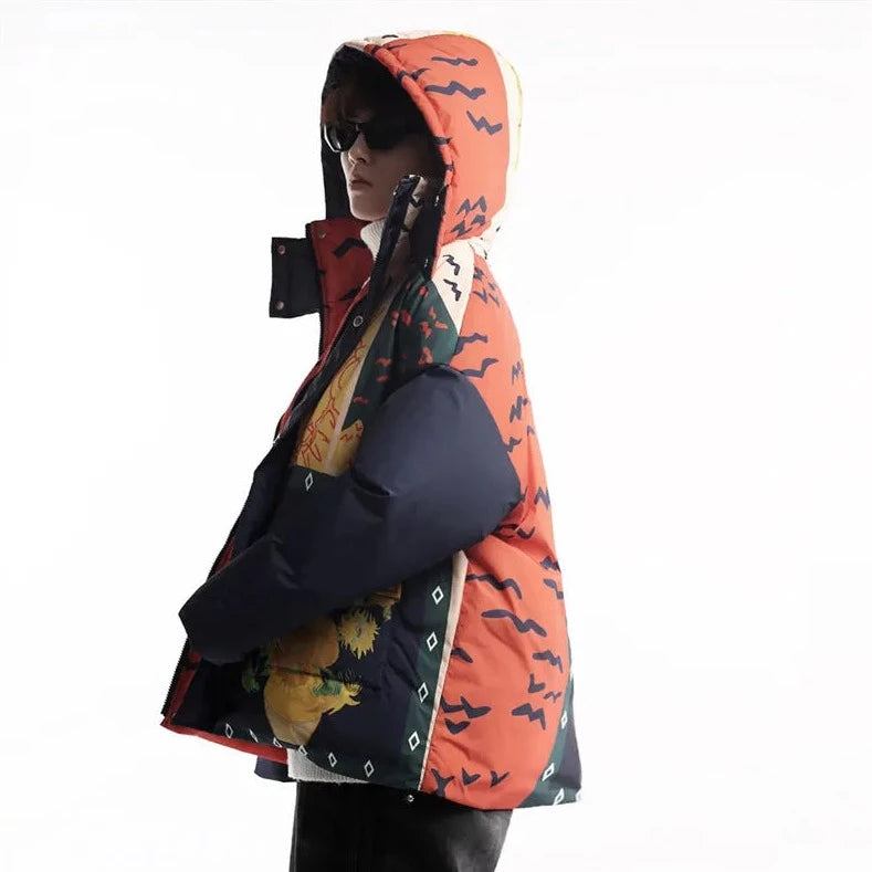 Sunflowers Urban Down Jacket