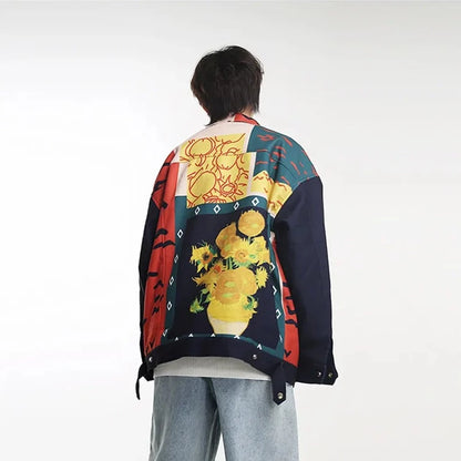 Van Gogh Sunflowers Vest Jacket