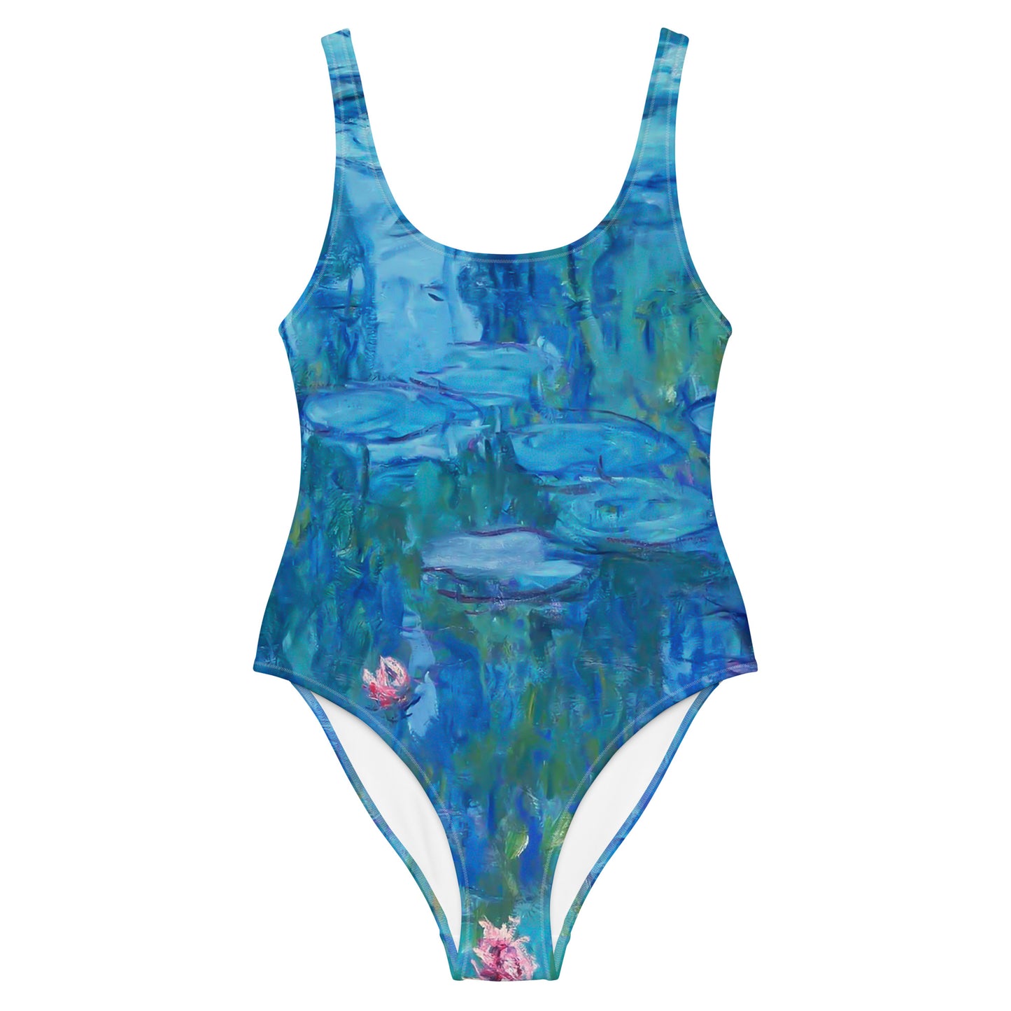 Claude Monet Water Lilies One-Piece Swimsuit