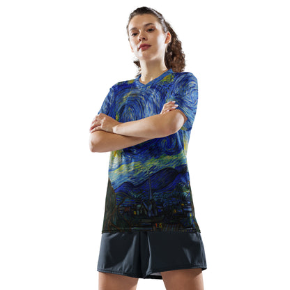 Van Gogh Starry Night unisex sports jersey