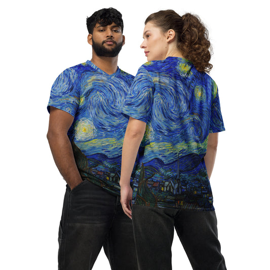 Van Gogh Starry Night unisex sports jersey