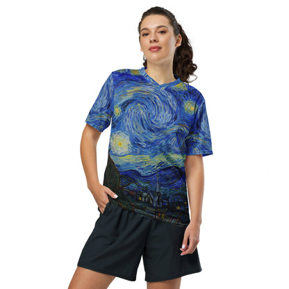 Van Gogh Starry Night unisex sports jersey