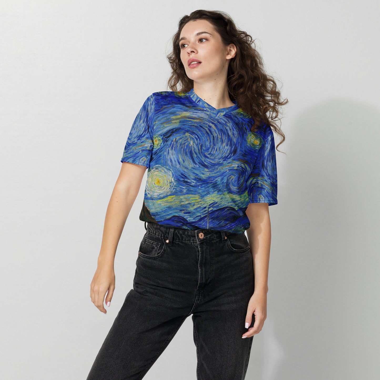 Van Gogh Starry Night unisex sports jersey