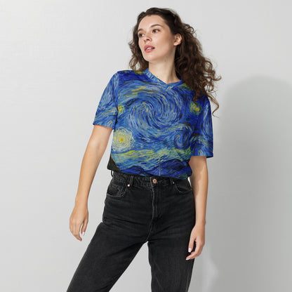 Van Gogh Starry Night unisex sports jersey