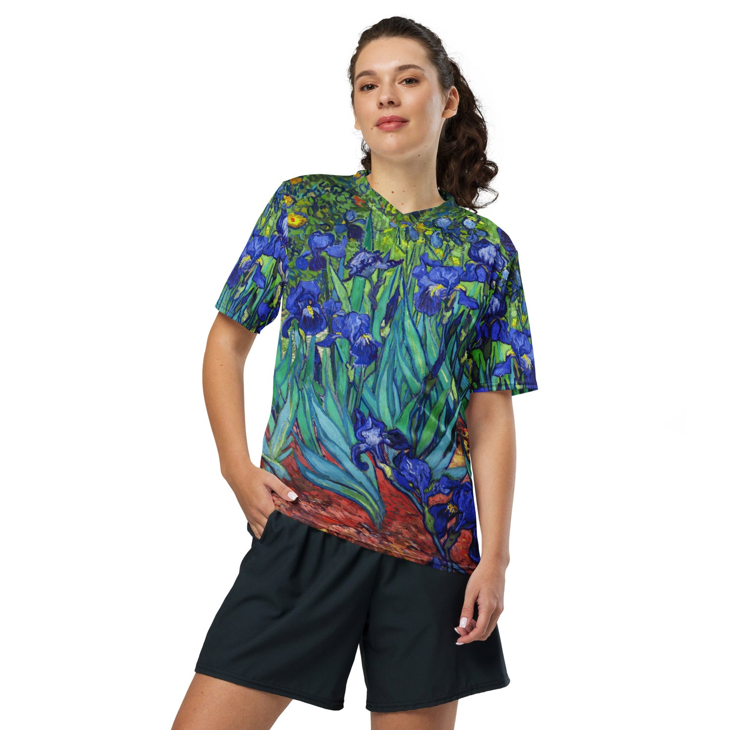 Van Gogh Irises unisex sports jersey