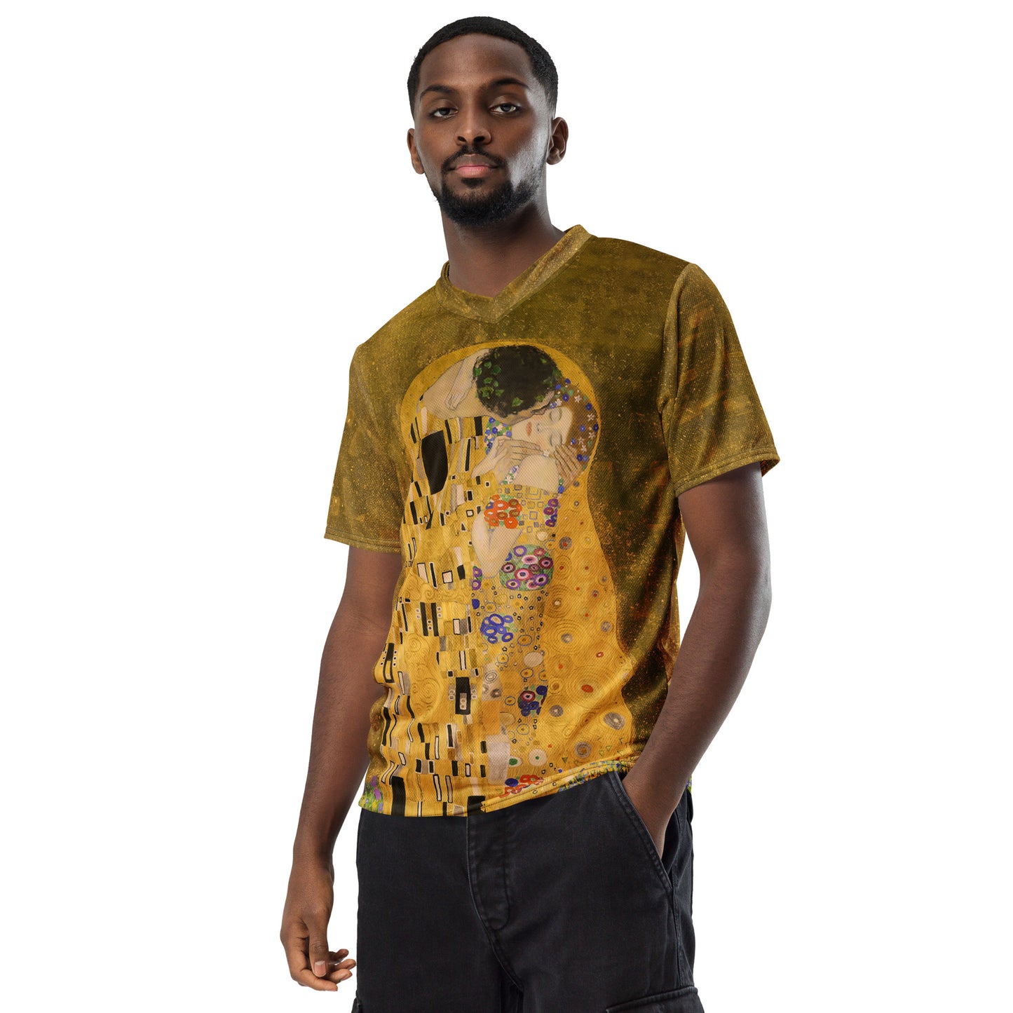 Klimt The Kiss unisex sports jersey