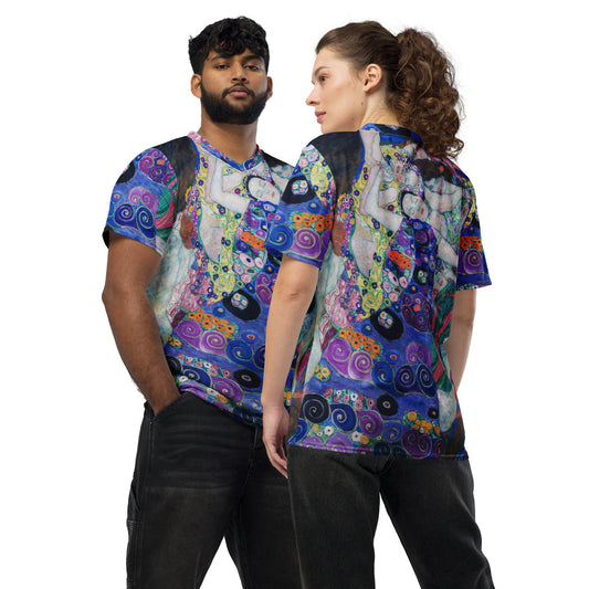 Klimt The Maiden unisex sports jersey