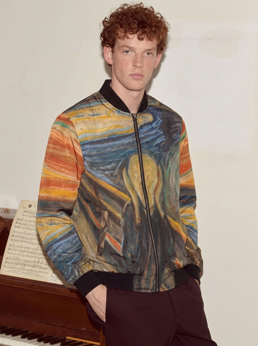 The scream munch Bomber Jacket