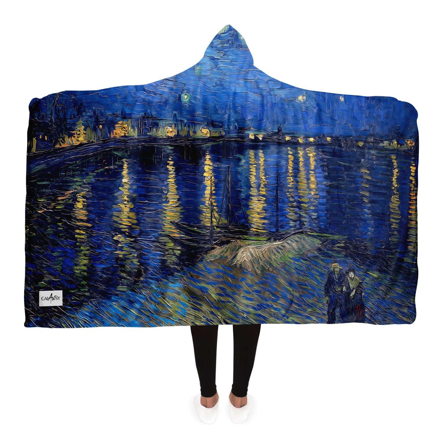 Van Gogh Starry Night Hooded Blanket