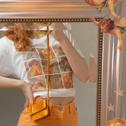 Camiseta Alphonse Mucha Rejilla