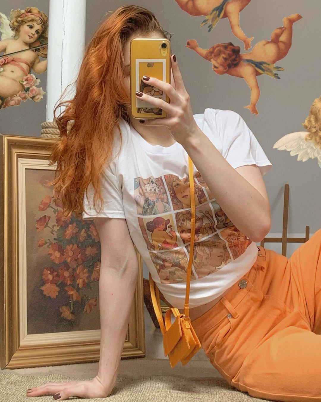 Camiseta Alphonse Mucha Rejilla
