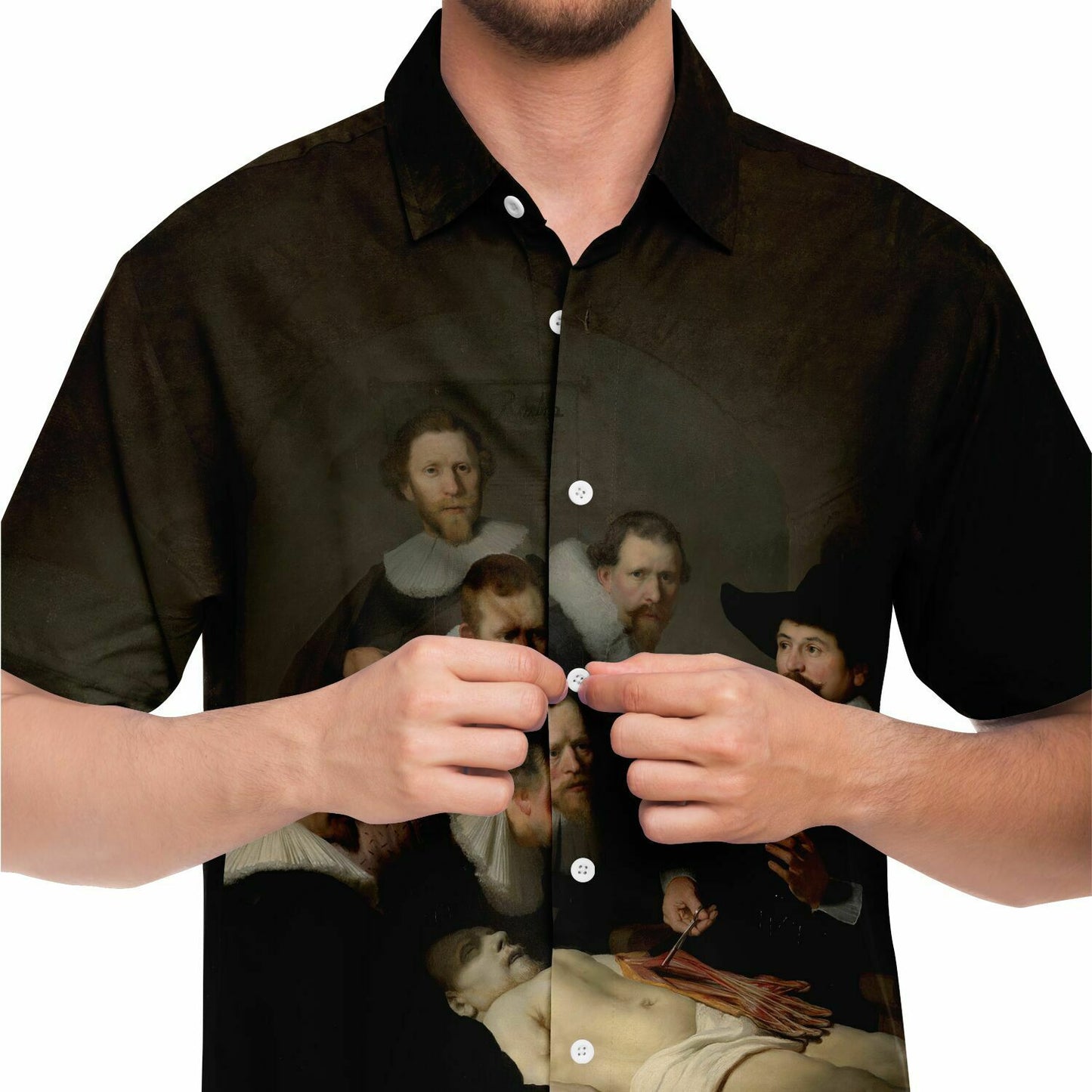 The Anatomy Lesson of Dr. Nicolaes Tulp BUTTONED SHIRT