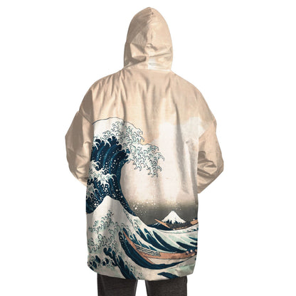 The Great Wave off Kanagawa Hokusai Snug Hoodie