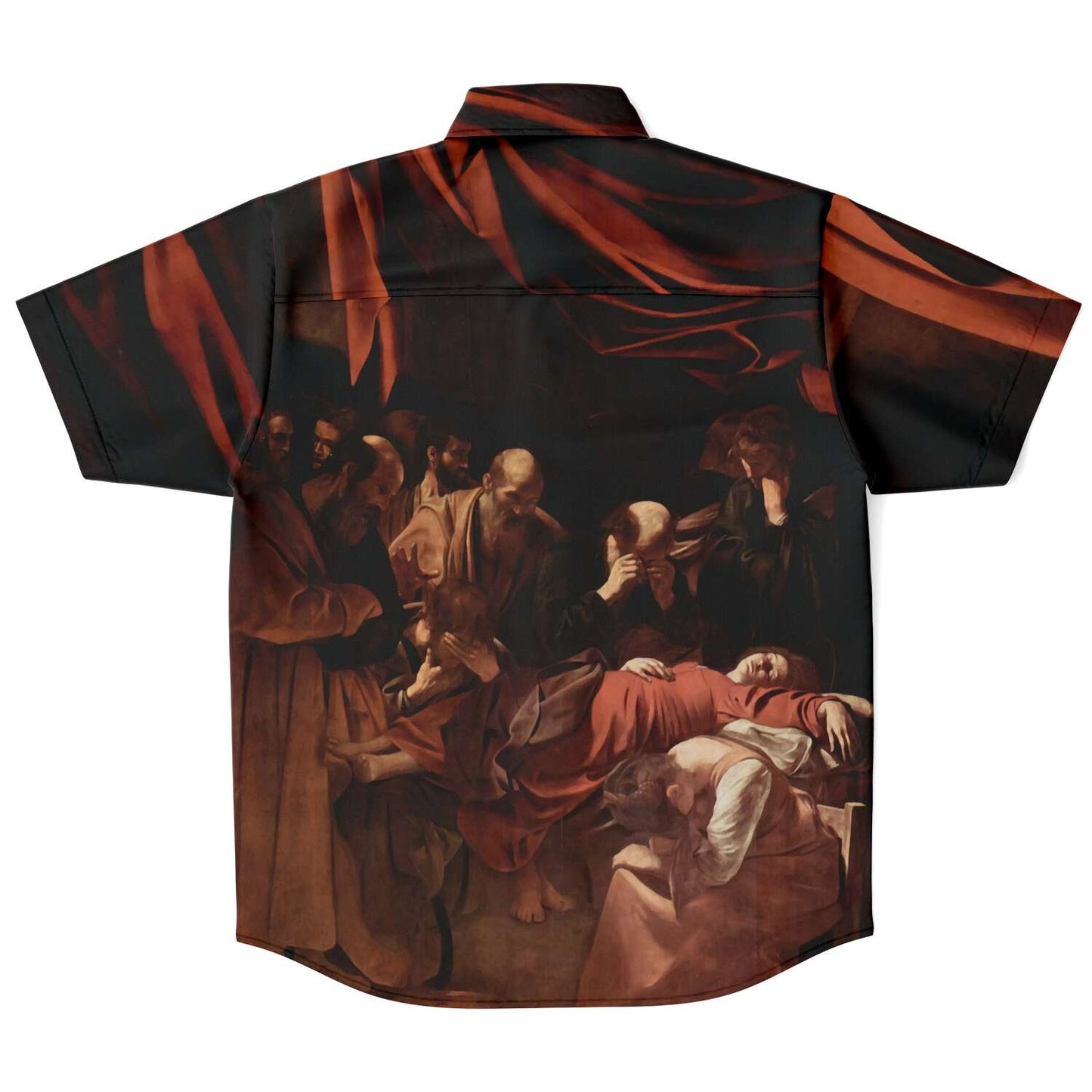 CARAVAGGIO DEATH OF THE VIRGIN BUTTONED SHIRT