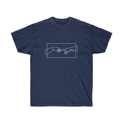Camiseta minimalista creación de Adam 