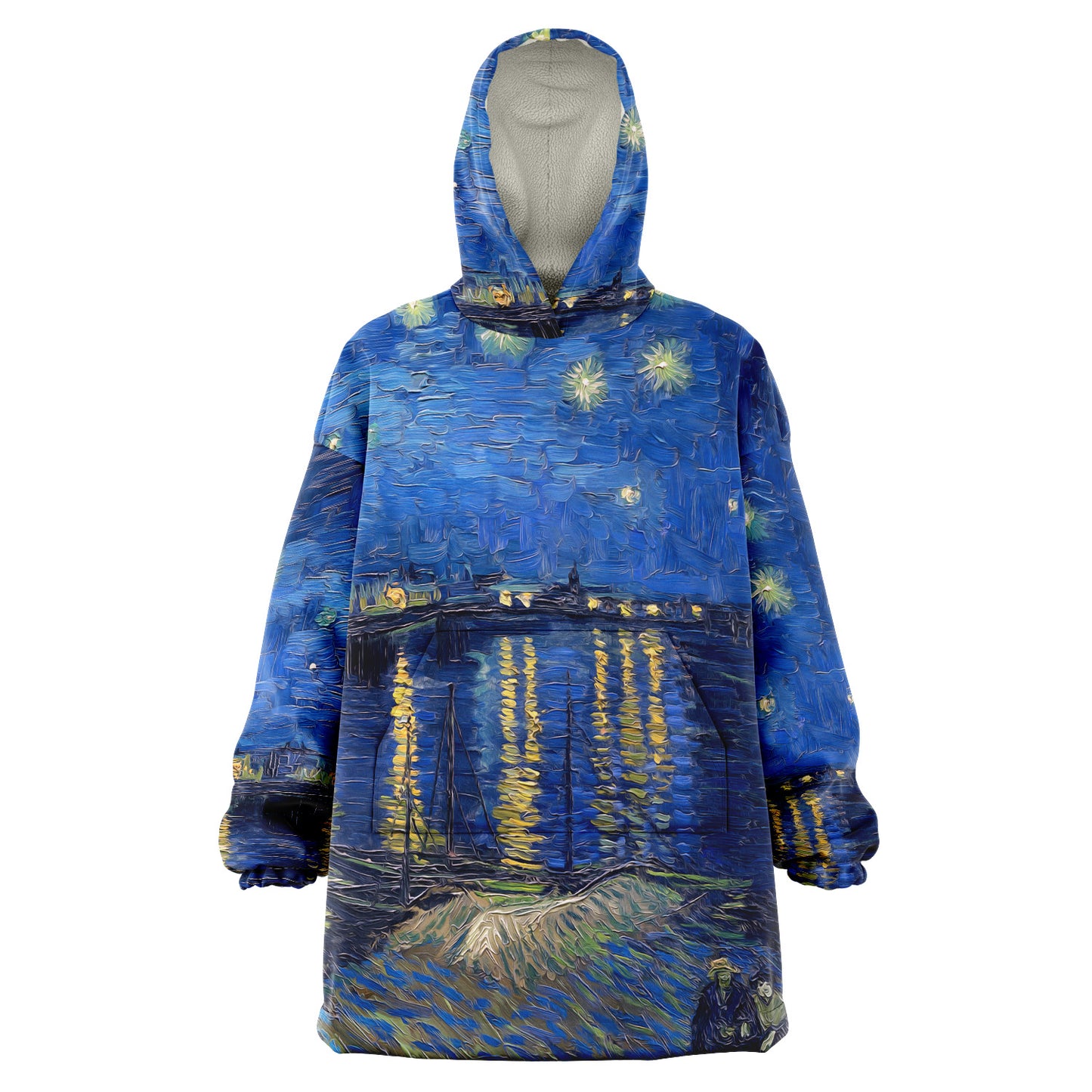 Starry night over the rhone Van Gogh Snug Hoodie