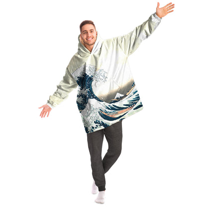 The Great Wave off Kanagawa Hokusai Snug Hoodie