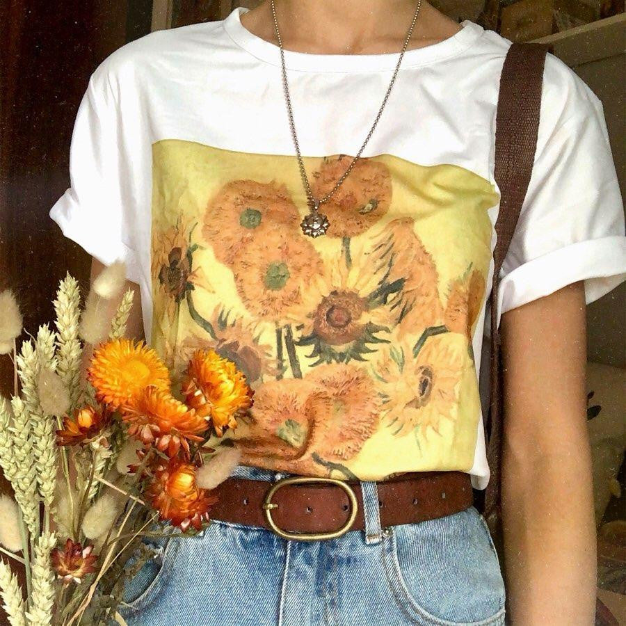 Camiseta Girasoles Van Gogh
