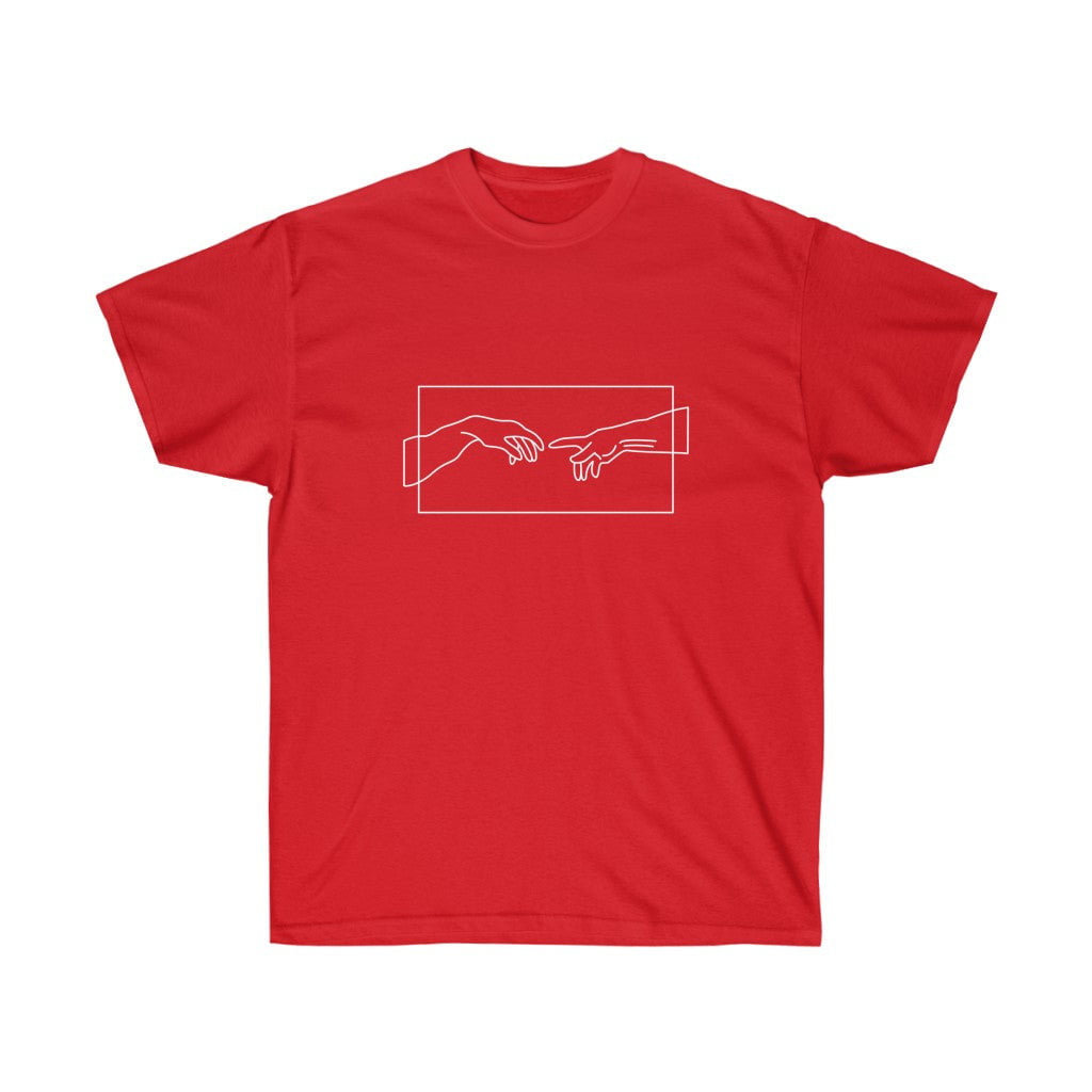 Camiseta minimalista creación de Adam 