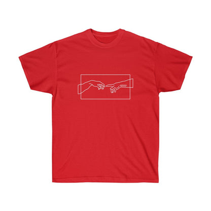 Camiseta minimalista creación de Adam 