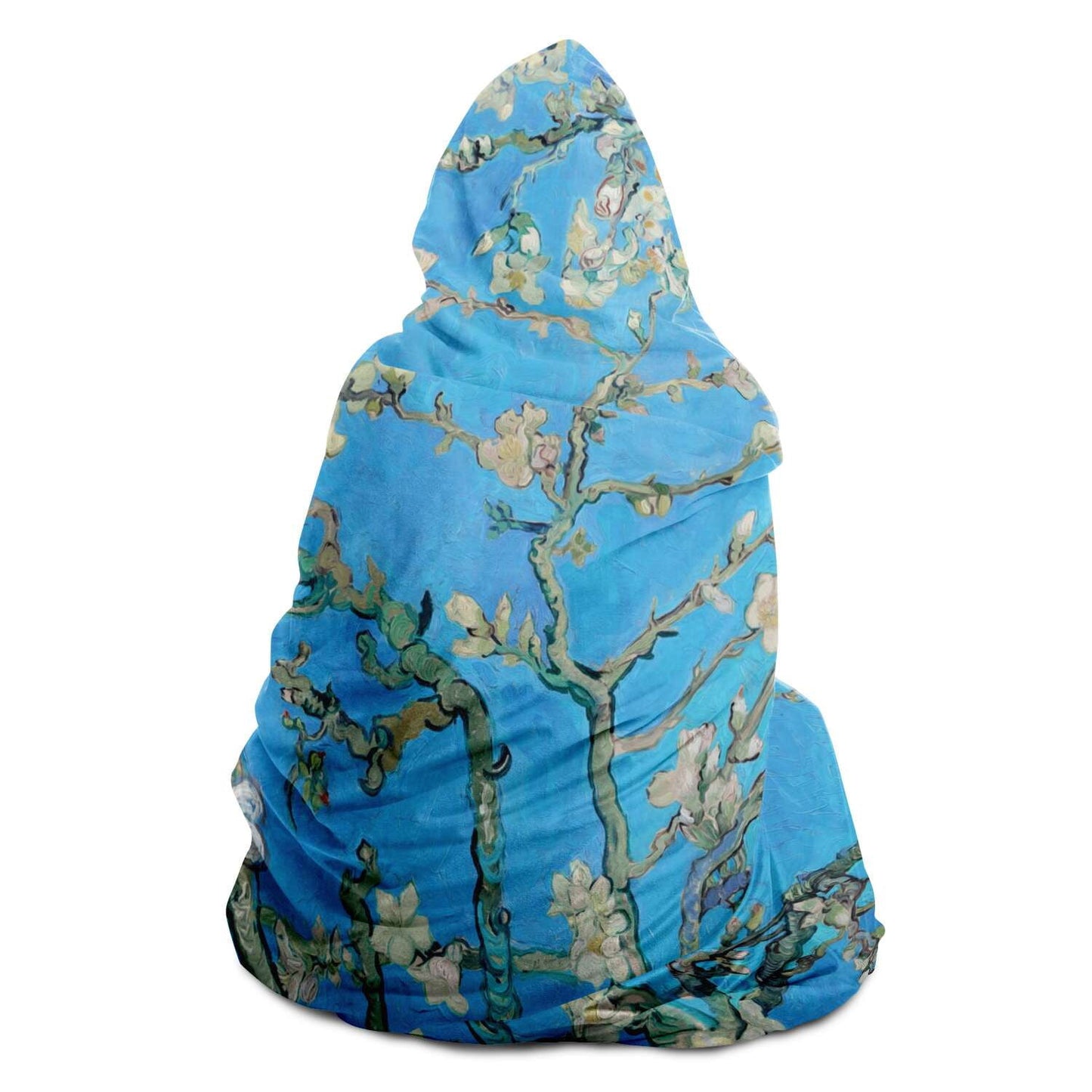 Van Gogh Almond blossoms Hooded Blanket