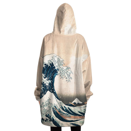 The Great Wave off Kanagawa Hokusai Snug Hoodie